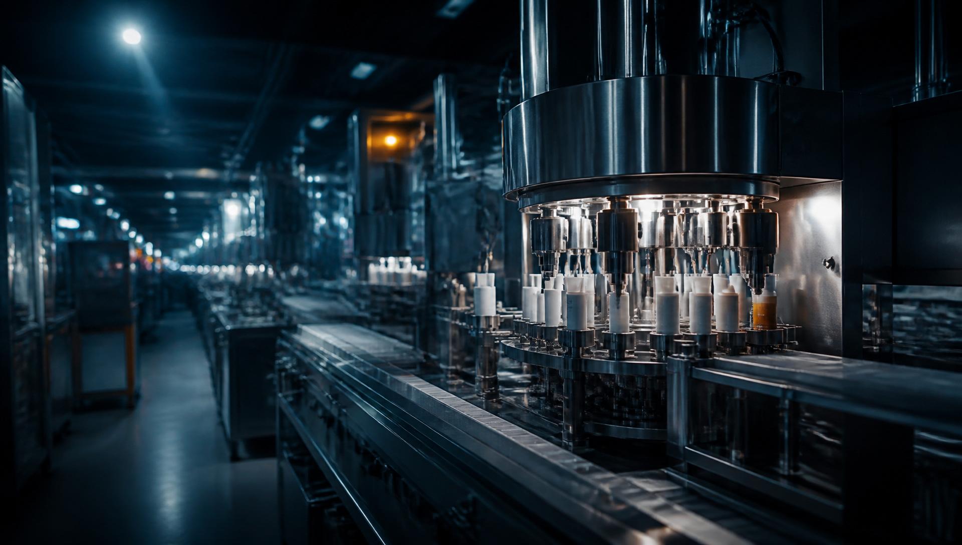 Línea de producción de envase flexible en operación